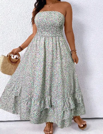 Rochie lunga SHEIN CURVE, floral