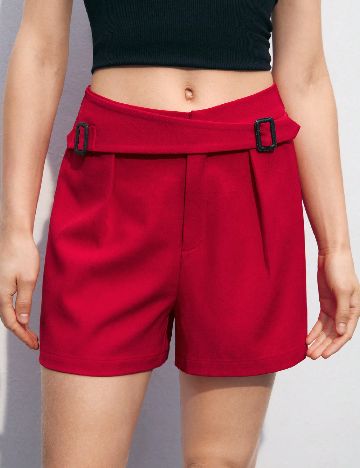 Pantaloni scurti SHEIN, rosu