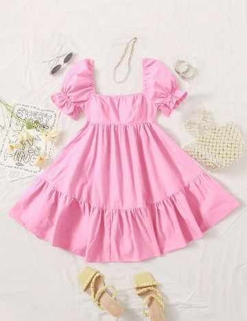 Rochie scurta SHEIN, roz