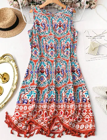 Rochie scurta SHEIN CURVE, mix culori