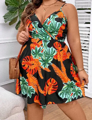 Rochie scurta SHEIN CURVE, mix culori