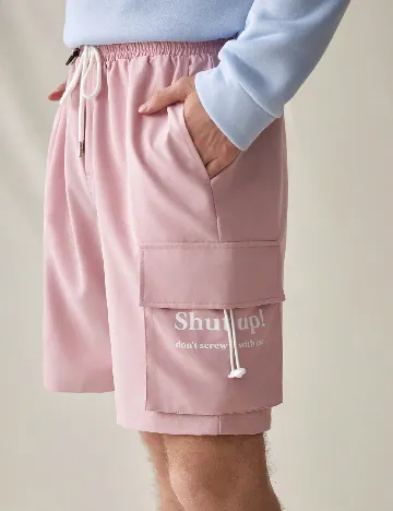 Pantaloni scurti SHEIN, roz