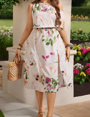 Rochie medie SHEIN CURVE, mix culori