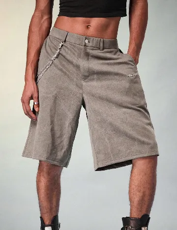 Pantaloni scurti SHEIN, gri