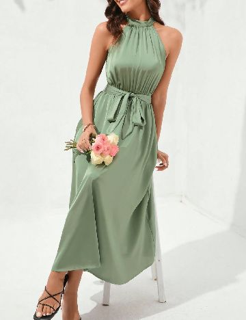 Rochie medie SHEIN, verde