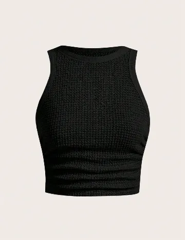 Top SHEIN CURVE, negru