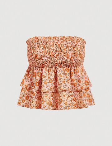 Top SHEIN, portocaliu