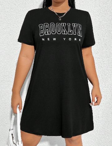 Rochie scurta SHEIN CURVE, negru