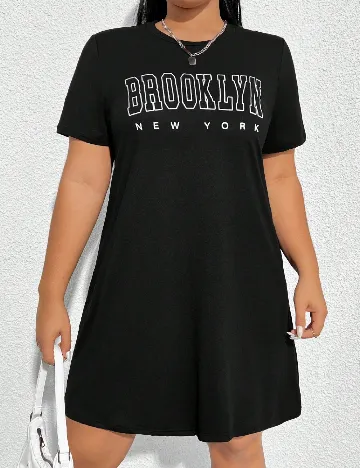 Rochie scurta SHEIN CURVE, negru