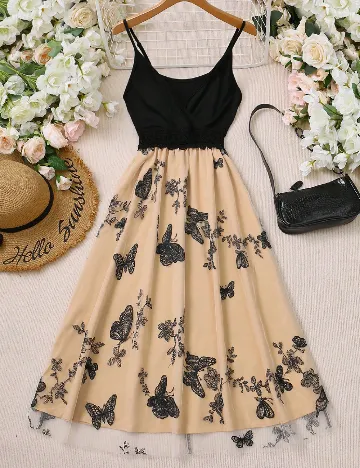 Rochie medie SHEIN, crem