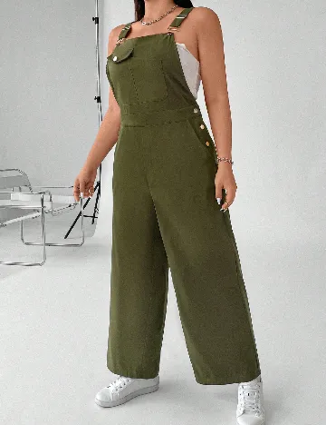 Salopeta SHEIN CURVE, verde