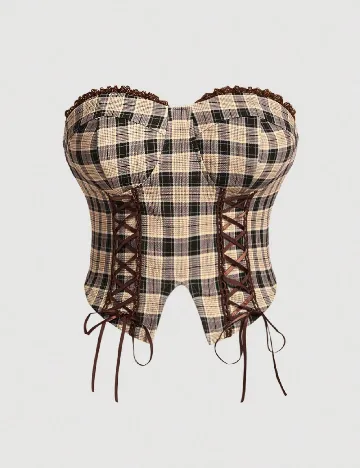 Top SHEIN CURVE, maro