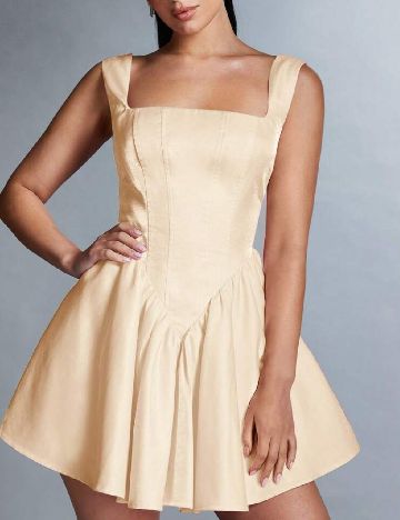 Rochie scurta SHEIN, galben