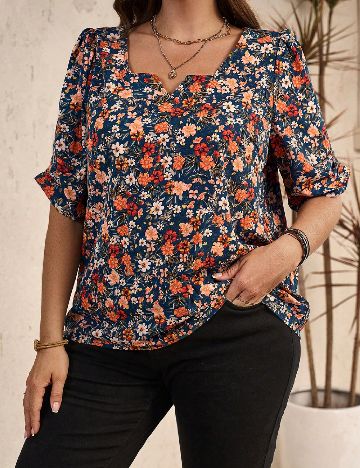 Bluza Emery Rose Curve, floral print