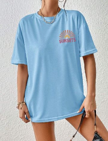 Tricou SHEIN, albastru