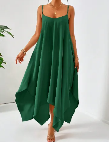 Rochie lunga SHEIN, verde