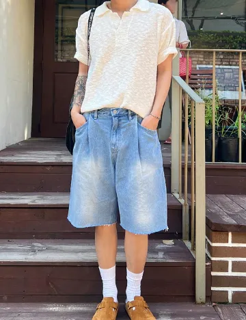 Pantaloni scurti Dazy, albastru