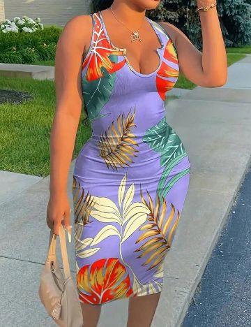 Rochie medie SHEIN, mix culori