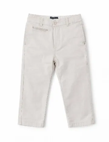 Pantaloni Zara, gri deschis