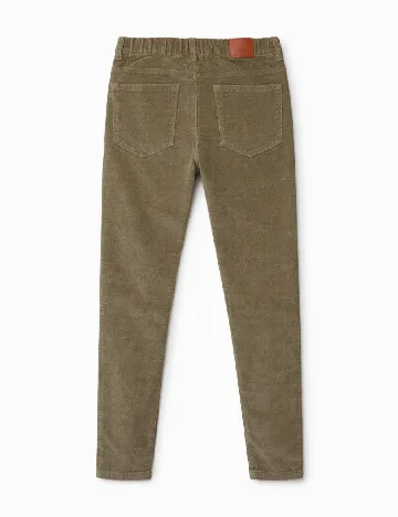 Pantaloni Zara, kaki