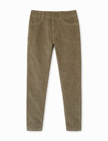 Pantaloni Zara, kaki