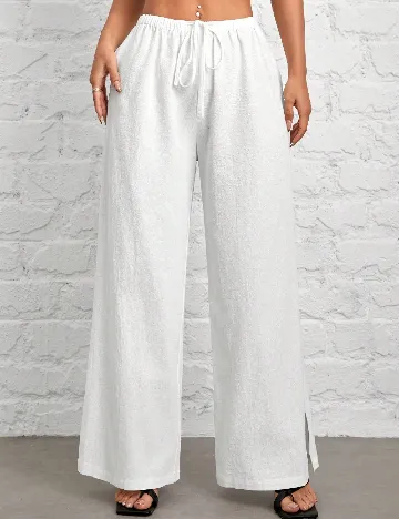 Pantaloni SHEIN, alb