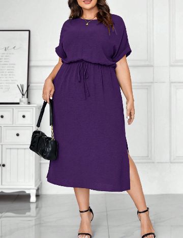 Rochie medie SHEIN CURVE, mov