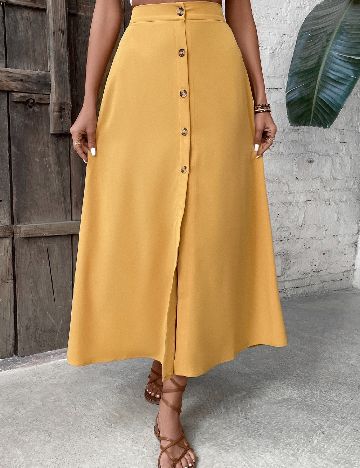 Fusta Emery Rose, galben