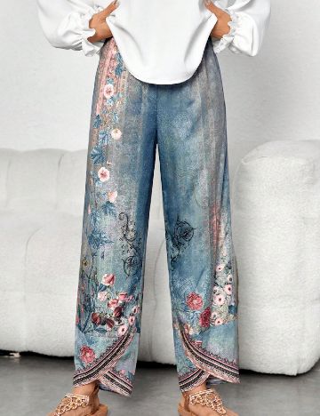 Pantaloni SHEIN, albastru