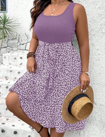 Rochie medie SHEIN CURVE, mov