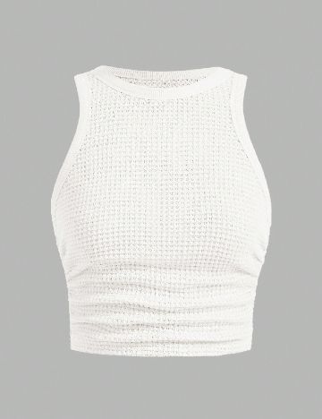 Top SHEIN CURVE, alb