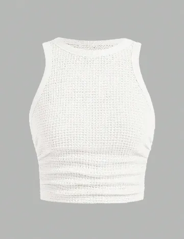 Top SHEIN CURVE, alb