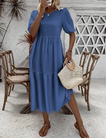 Rochie medie SHEIN, albastru