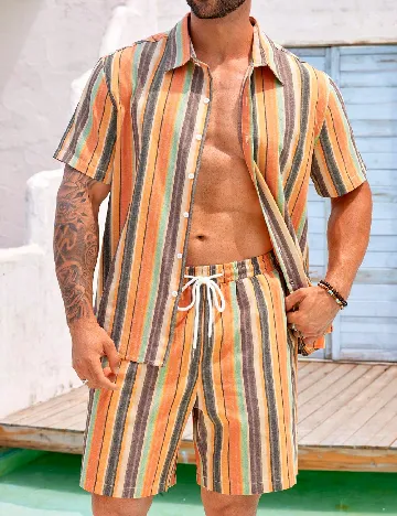 Compleu SHEIN Plus Size Men, mix culori