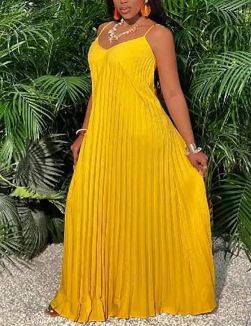 Rochie lunga SHEIN, galben