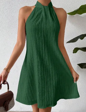 Rochie scurta SHEIN, verde