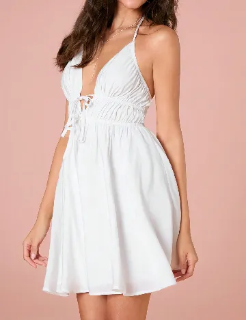 Rochie scurta SHEIN, alb