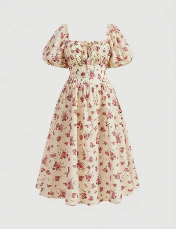 Rochie lunga SHEIN CURVE, crem