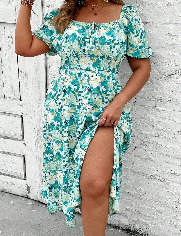 Rochie medie SHEIN CURVE, mix culori