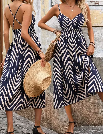 Rochie scurta SHEIN, albastru