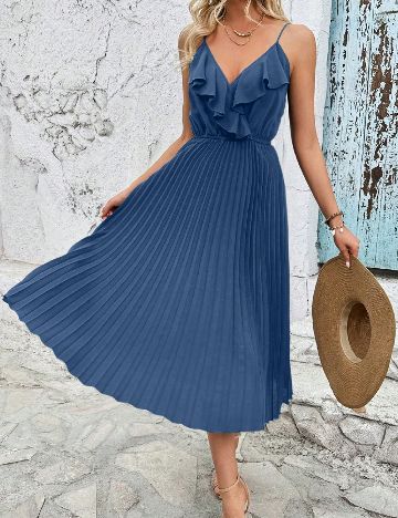 Rochie lunga SHEIN, albastru