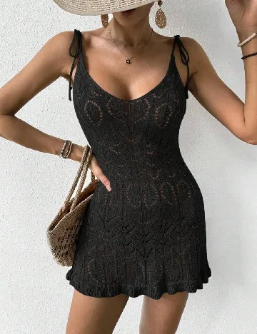 Rochie de plaja SHEIN, negru