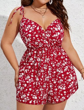 Salopeta SHEIN CURVE, rosu