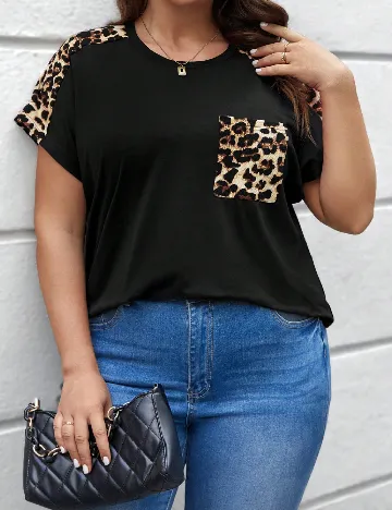 Tricou SHEIN CURVE, negru