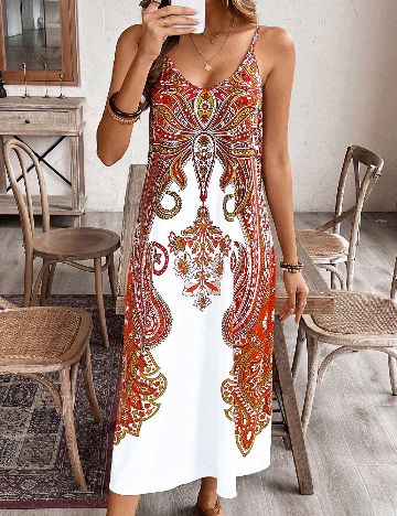 Rochie medie SHEIN, alb