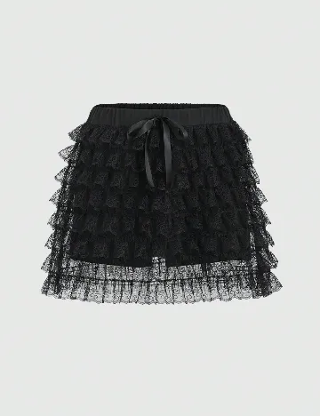 Pantaloni scurti SHEIN, negru