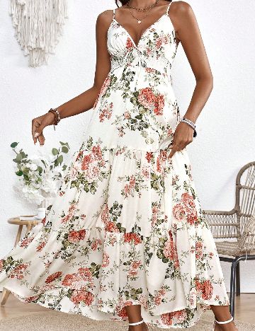 Rochie lunga SHEIN, floral print