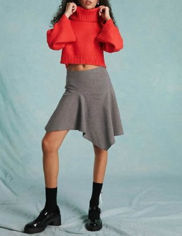 Fusta Miss Selfridge, gri