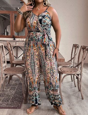 Salopeta SHEIN CURVE, mix culori