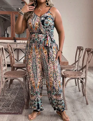 Salopeta SHEIN CURVE, mix culori